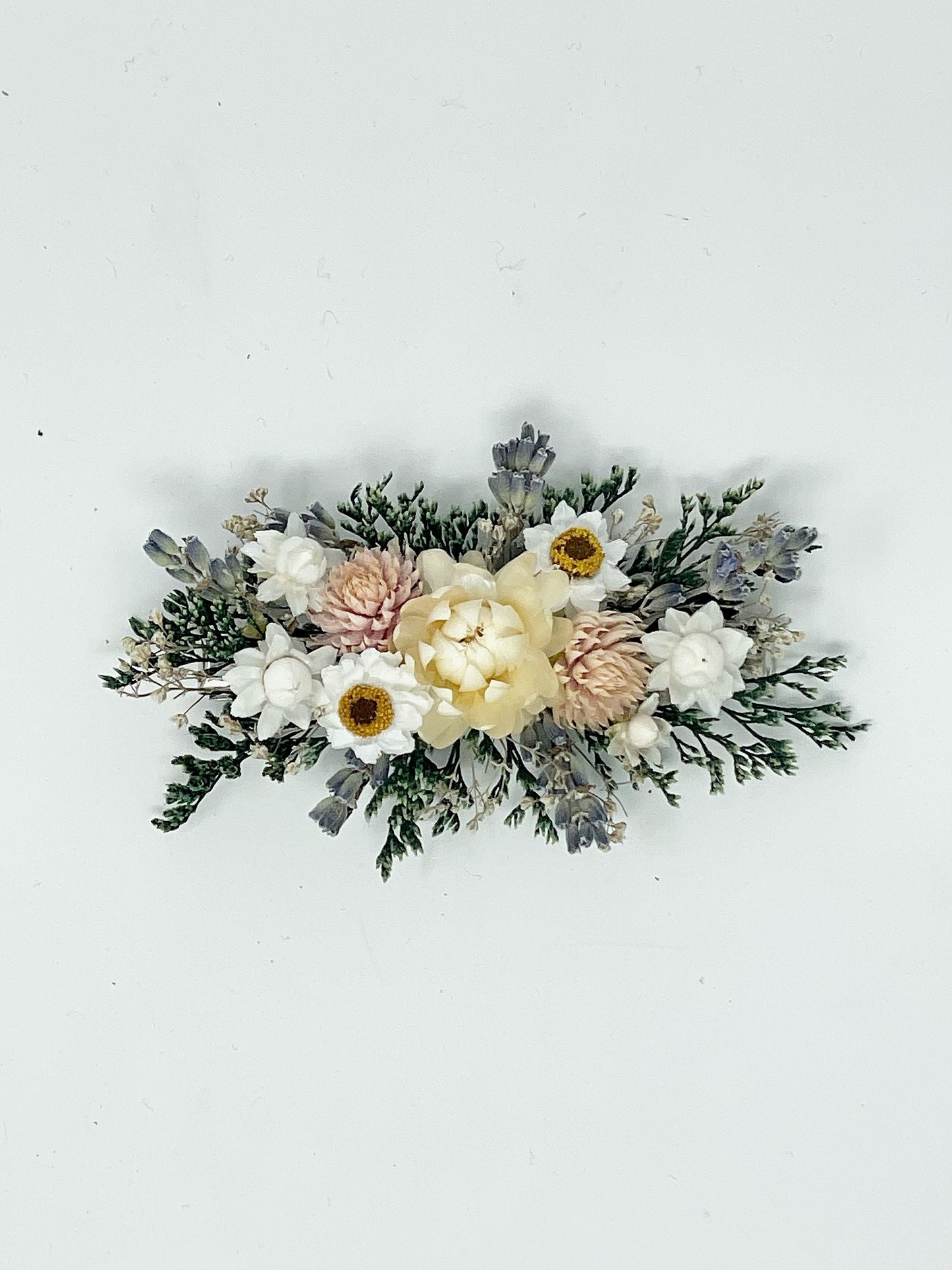 Wedding Bouquet, Dried Flowers, Preserved Floral, Rustic, Ammobium, Bridal, Winter, Throw Bouquet, Spring, Pink and White, Fairy, Lavender