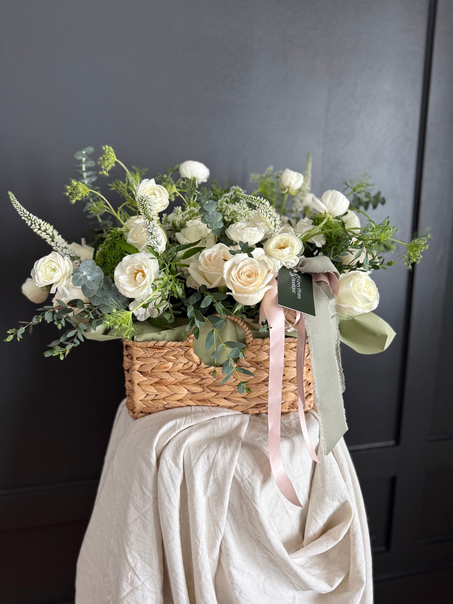 Ivory & Sage Basket