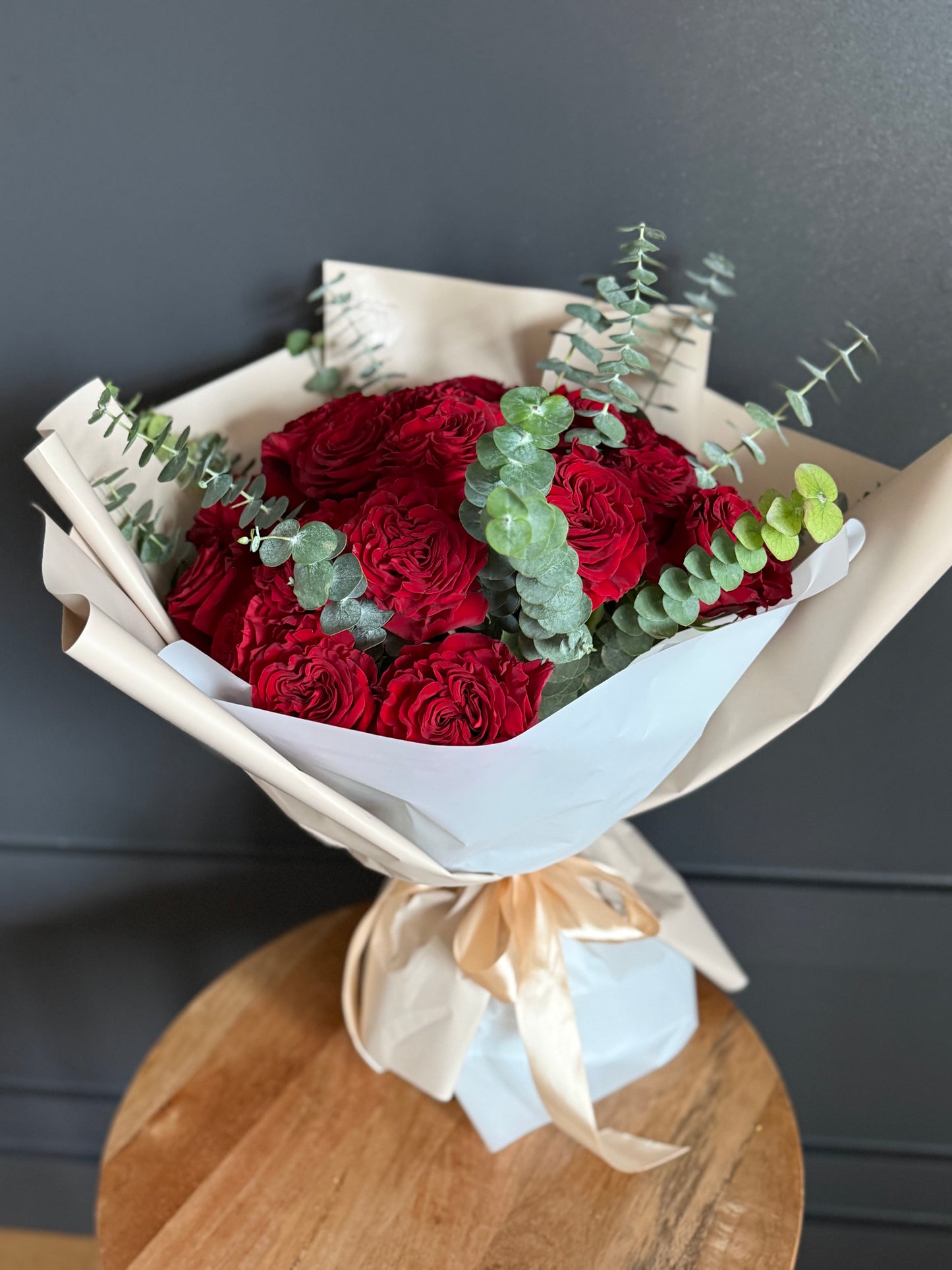 Hearts & Greens – Fresh Seasonal Flower Bouquet