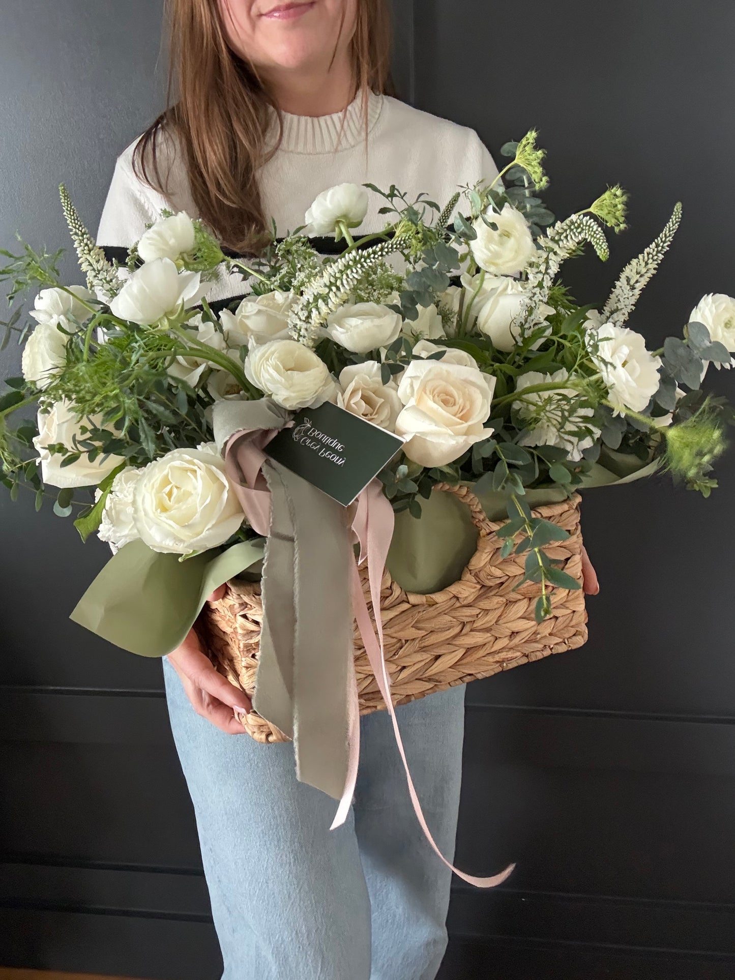 Ivory & Sage Basket