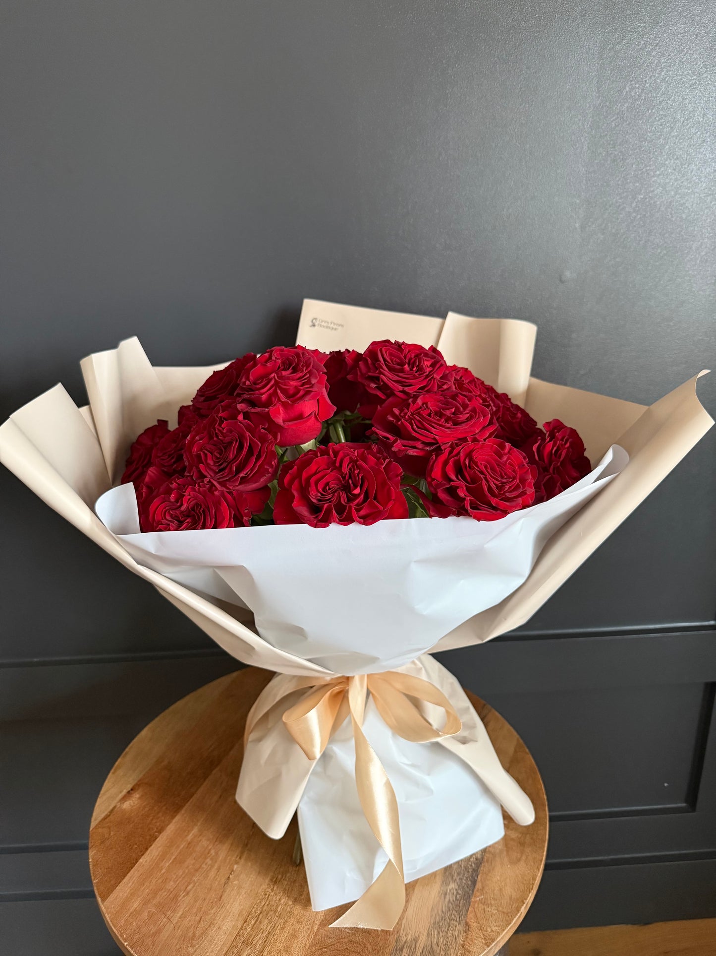 Hearts on Fire – Fresh Seasonal Flower Bouquet