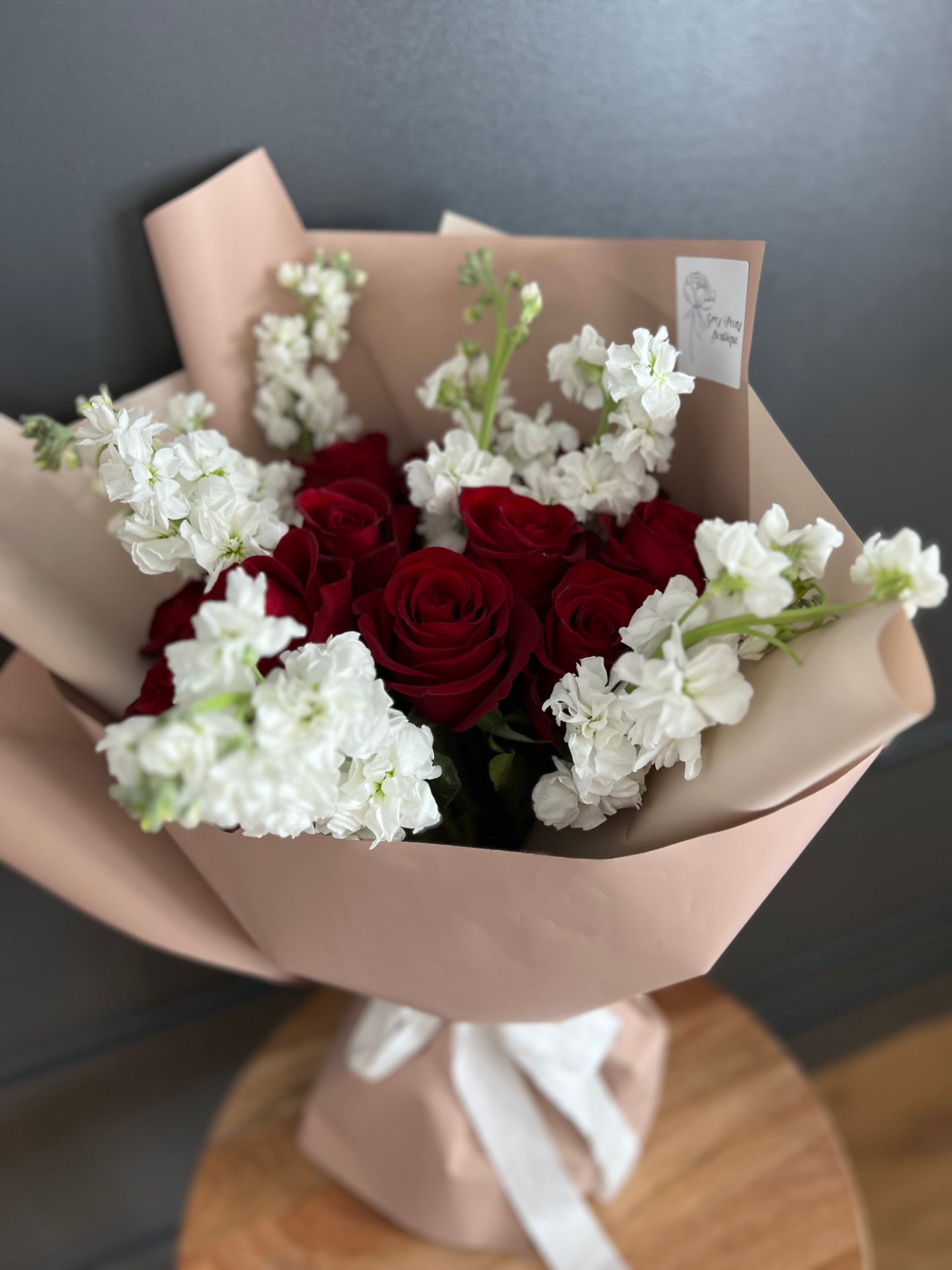 Passionate Red – Fresh Seasonal Flower Bouquet