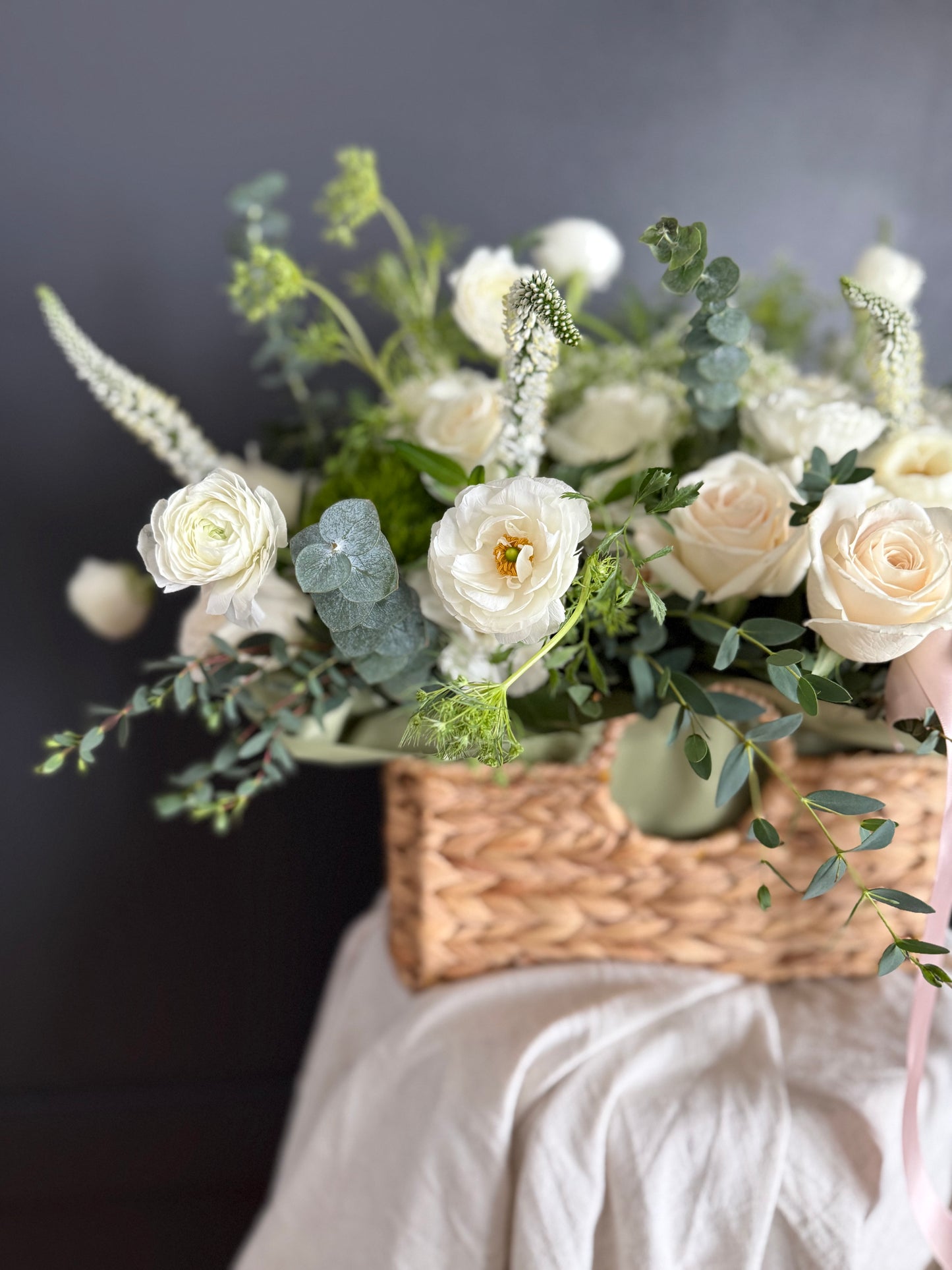 Ivory & Sage Basket