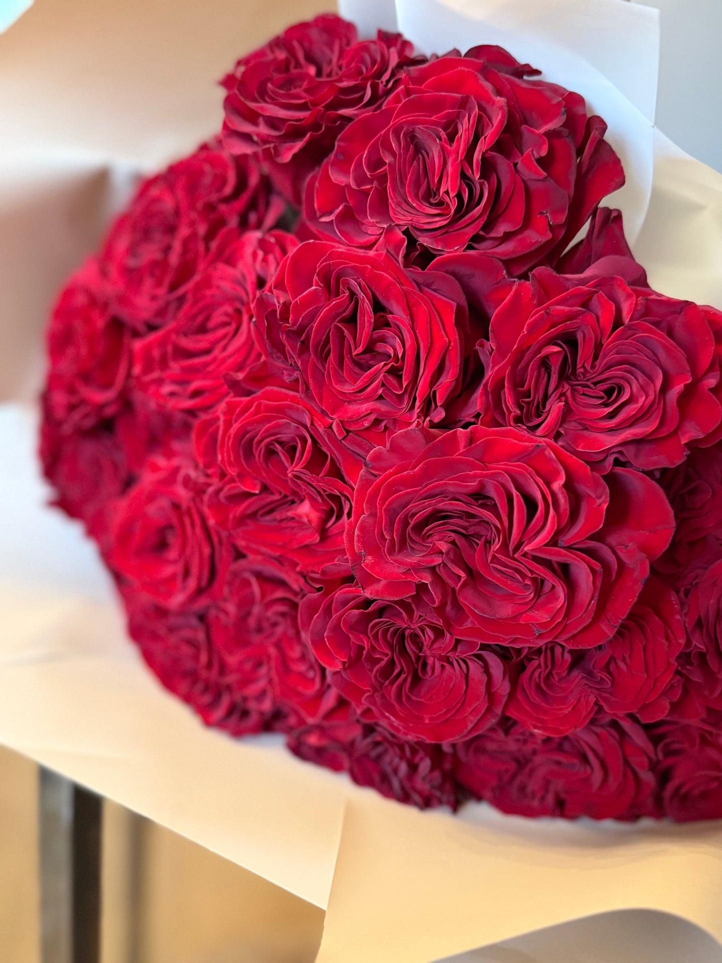 Hearts on Fire – Fresh Seasonal Flower Bouquet