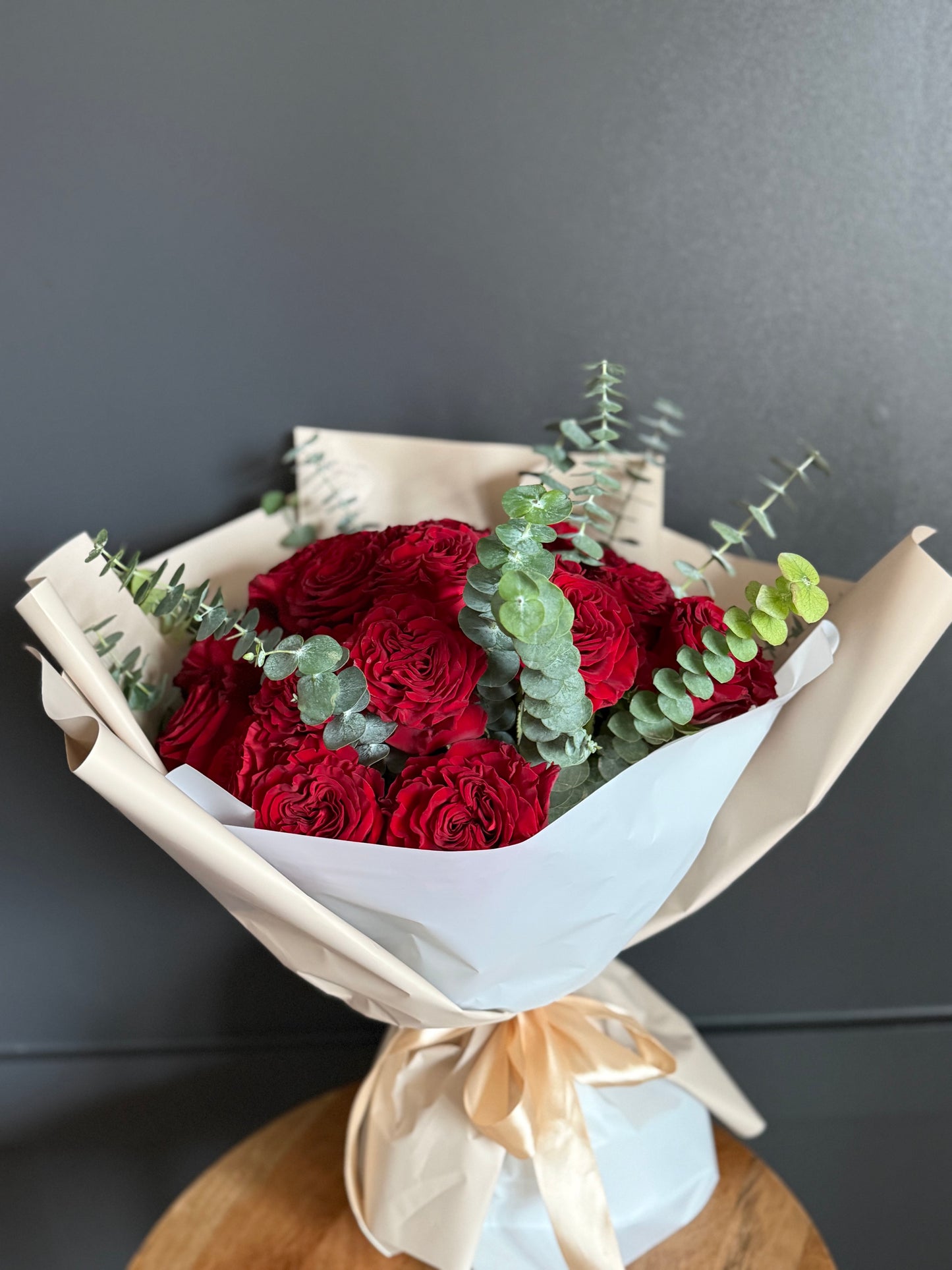 Hearts & Greens – Fresh Seasonal Flower Bouquet