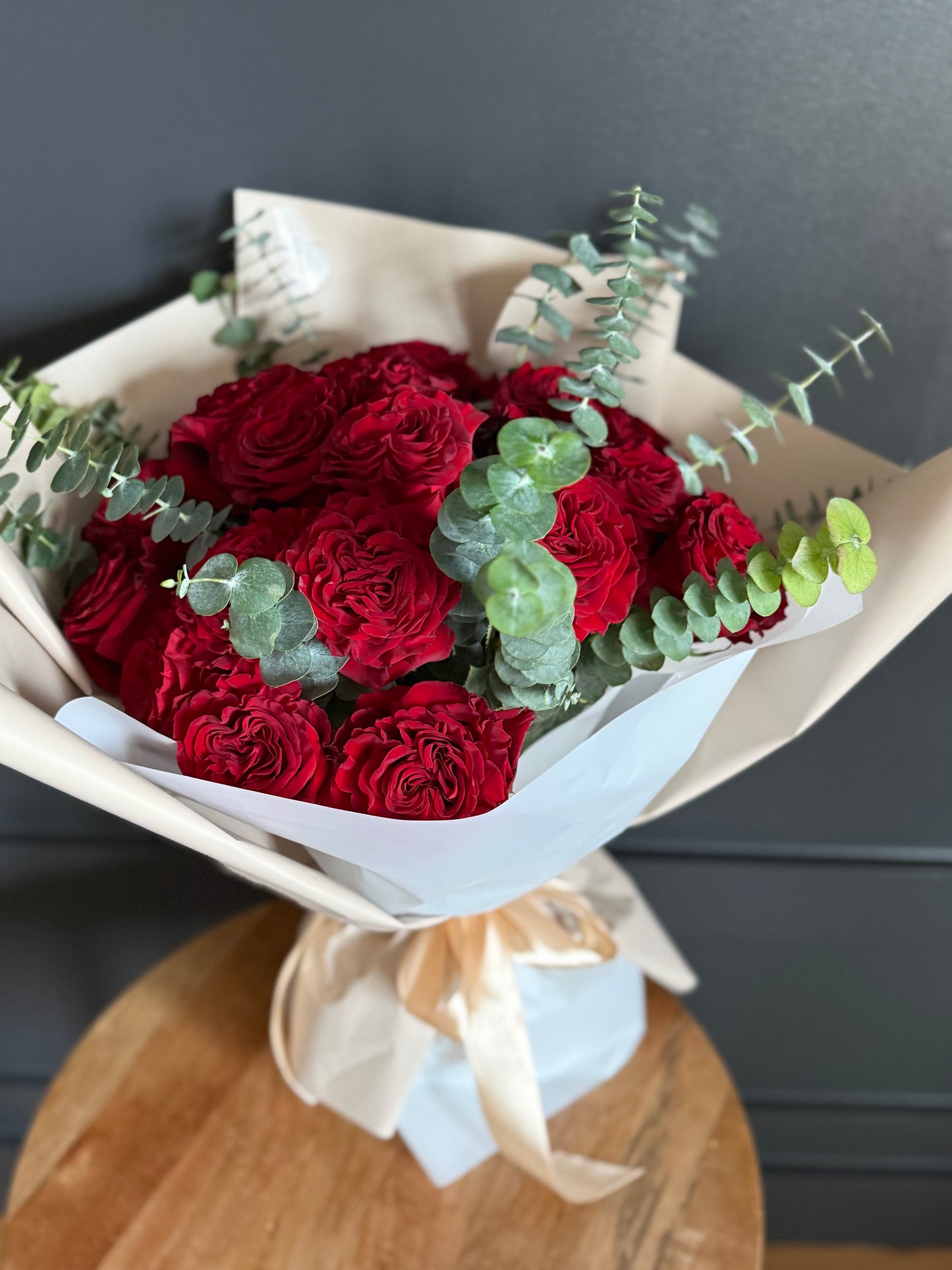 Hearts & Greens – Fresh Seasonal Flower Bouquet