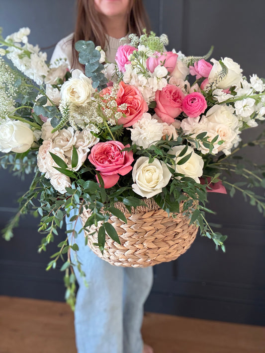 Blush & Bloom Luxe Basket
