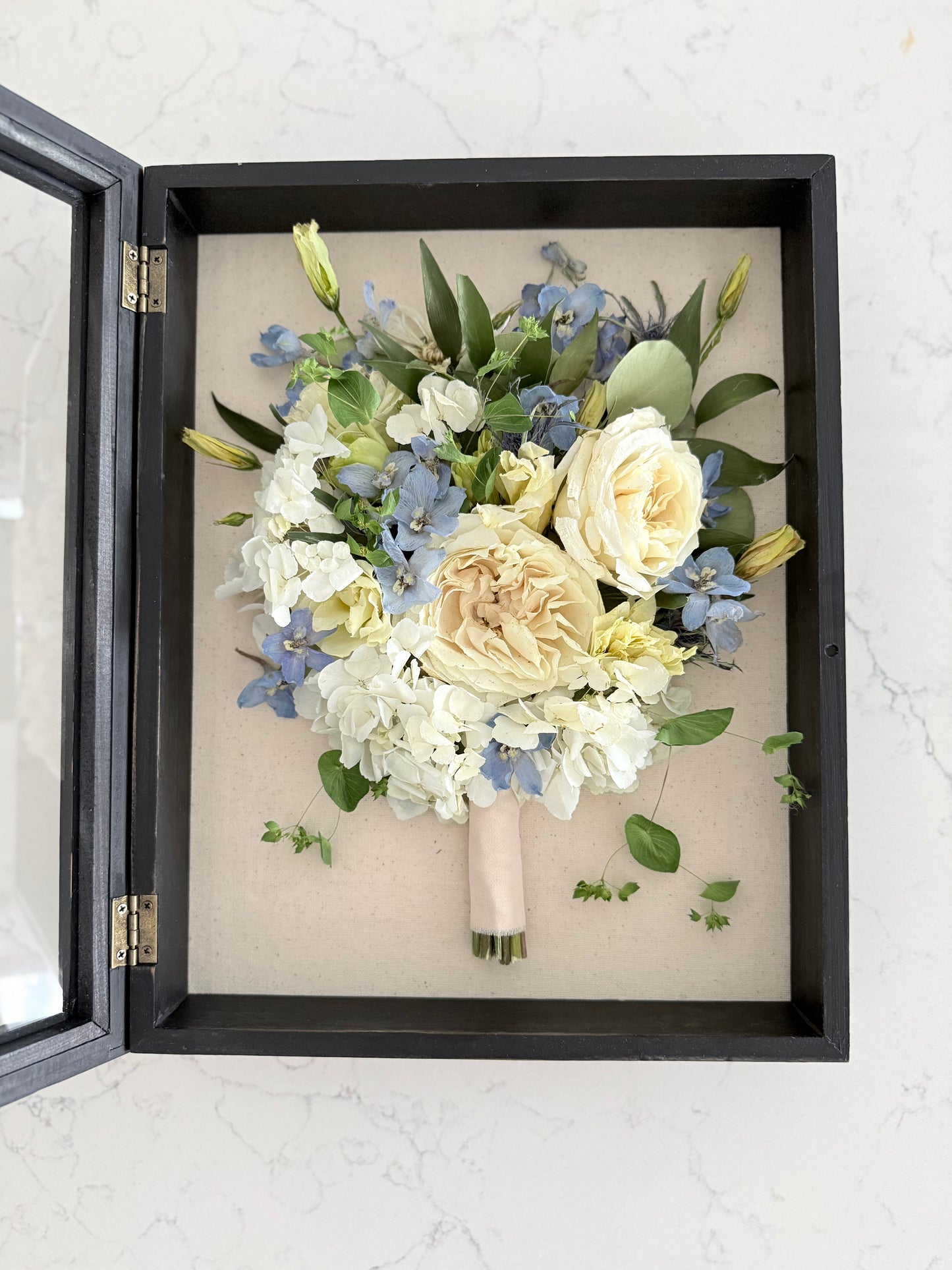 Bouquet Preservation - Black Shadow Box
