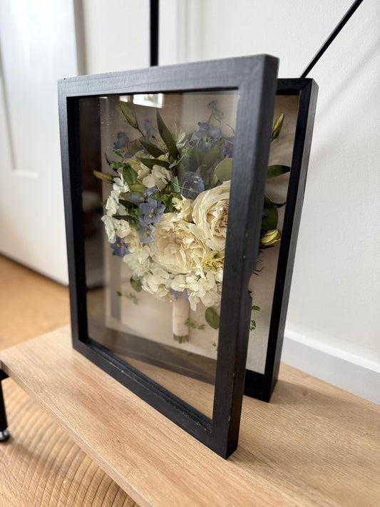 Bouquet Preservation - Black Shadow Box