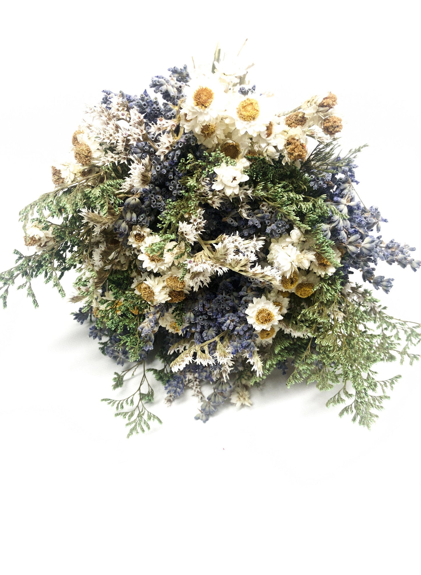 Wedding Bouquet, Fall Decor, Throw bouquet, Lavender, Ammobium, Green Caspia, German Statice, House Decoration, Dried Flowers, Natural