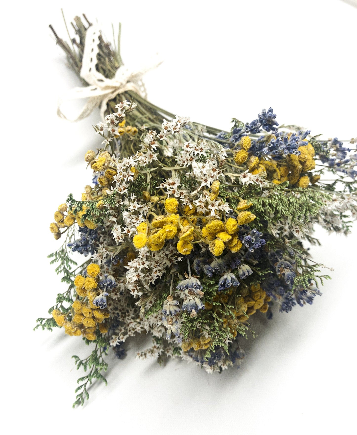 Fall Wedding, Dried Bouquet, Fall Details, Simple, Decoration, House Decor, Yellow, White, Green, Blue, Lavender, Rustic, Natural