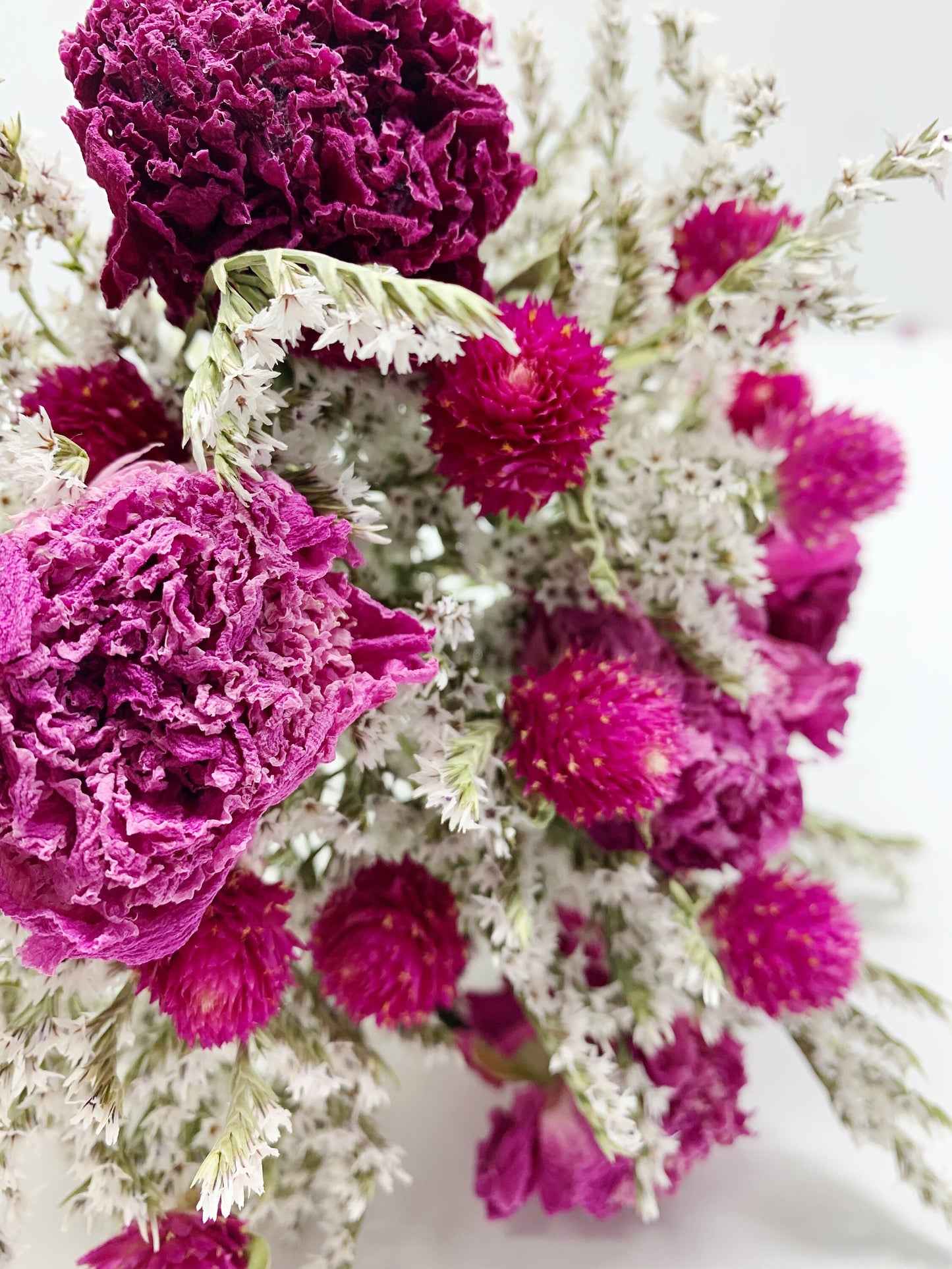 Valentine Bouquet, Natural Flowers, Wedding Boquet, Colorful, Light, Gentle, Wedding, bridal, pink, white, peonies, statice