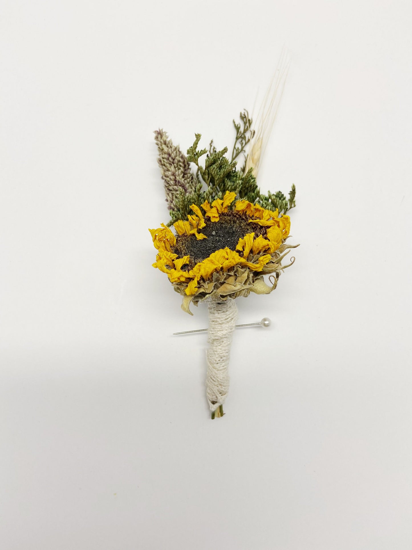 Wedding Boutonniere, Dried flowers, Preserved, Wedding Accessory, House Decoration, Rustic Wedding, Simplicity, Simple, Neutral