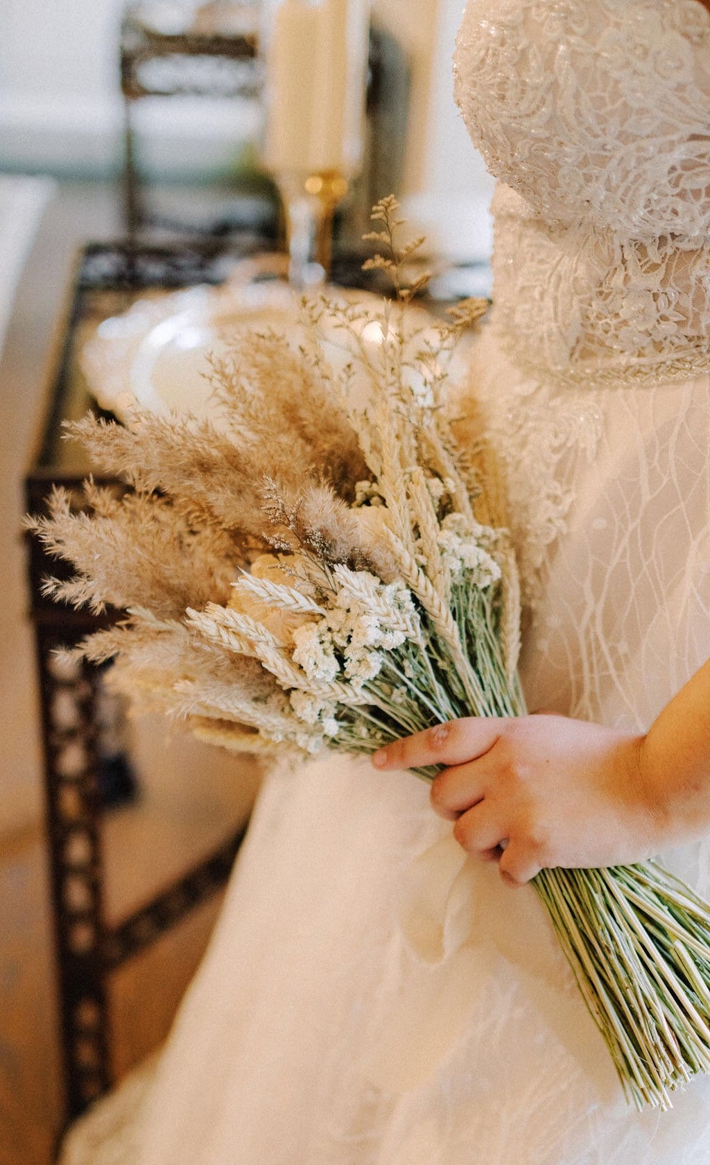 Wedding Bouquet, Dried Flowers, Pampas-grass, Peonies, Floral, Wheat, Fall, Bridal, Preserved, House Decoration, Caspia, Simply Beautiful