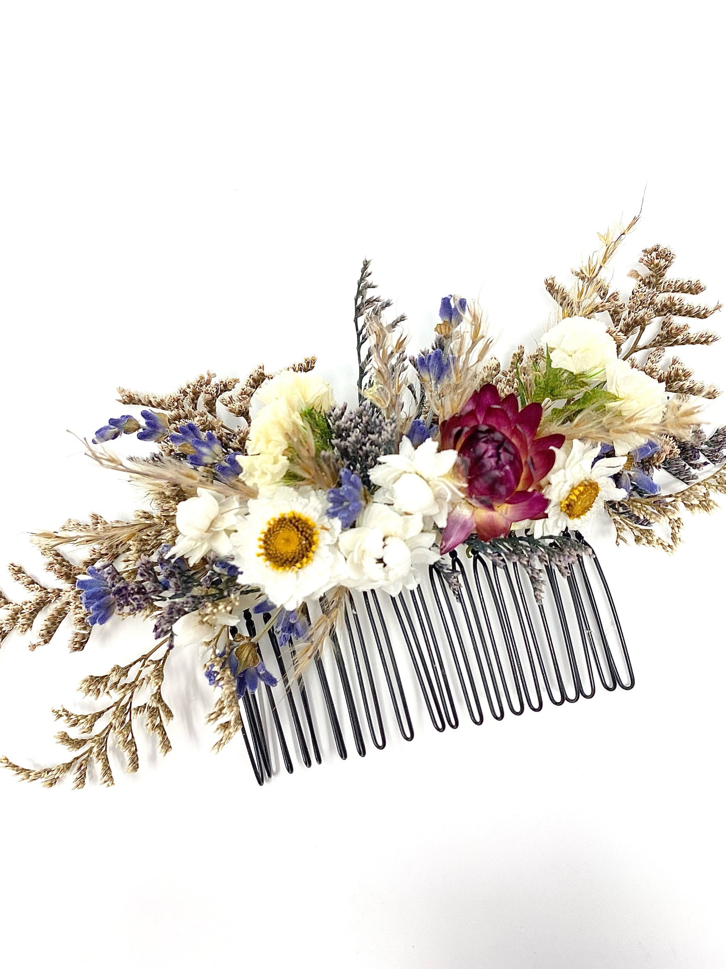 Hair Comb, Hair Pins, Wedding Accessory, Floral Comb, Preserved and Dried Flowers, Cute, Prom, Hair Accessory, Simple, Bridal,