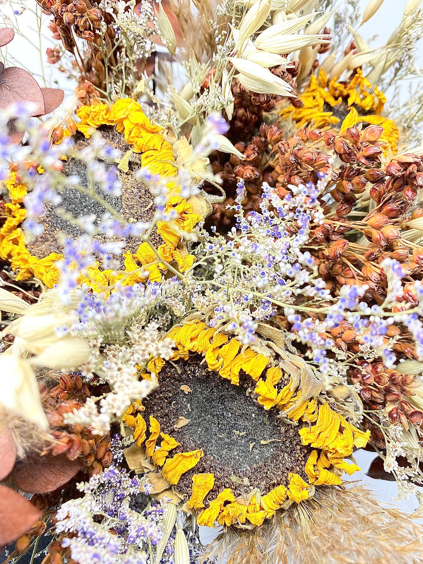 Sunflower Wedding Bouquet, Dried Flowers, Preserved Floral, Sunflowers, Bridal, Fall Colors, House Decor, Pampas Grass, Eucalyptus