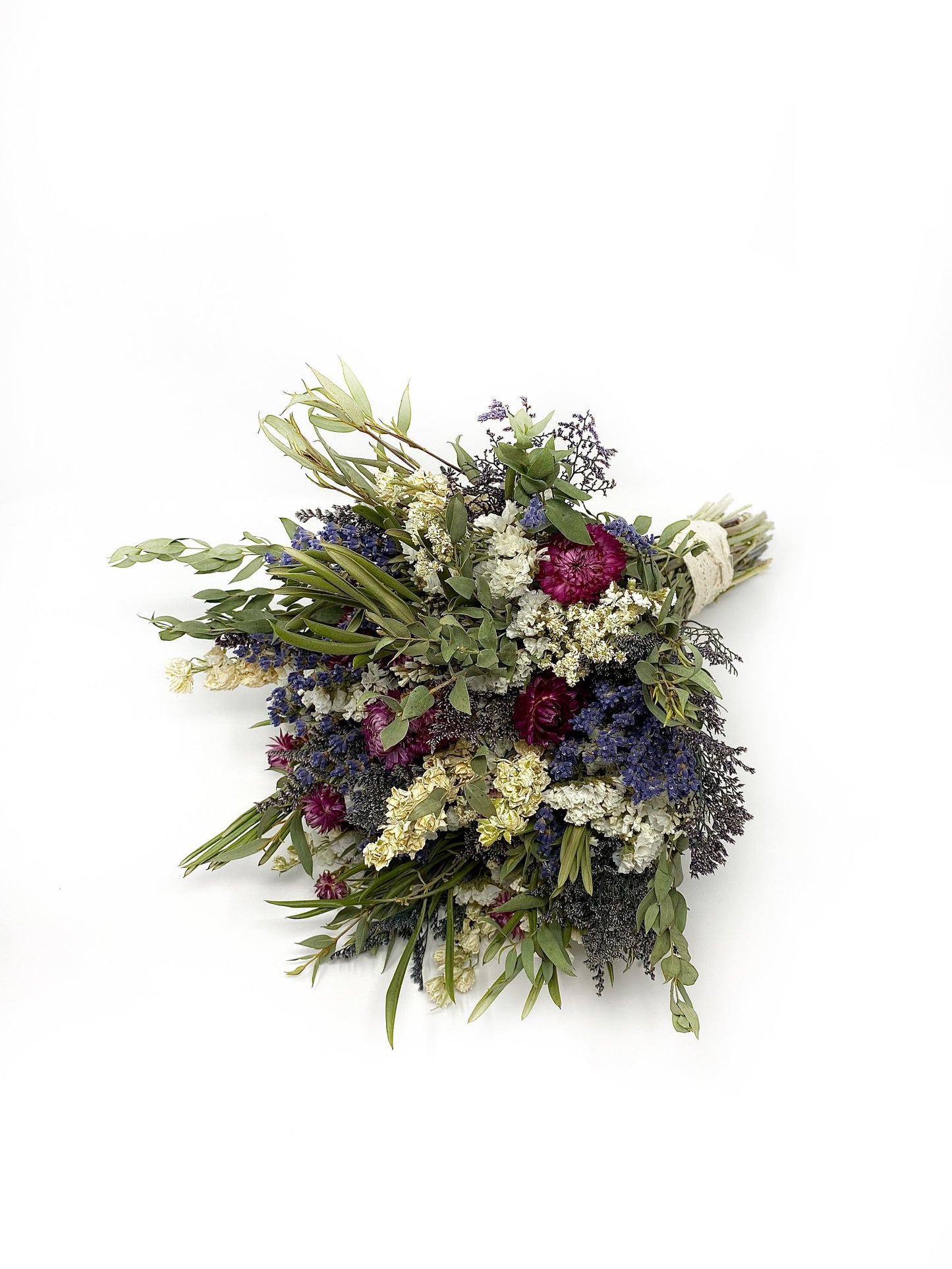 Wedding Bouquet, Lavender, Bridal, Preserved Flowers, Dried Flower Bouquet, Summer, Purple, Greenery, Simple, White,