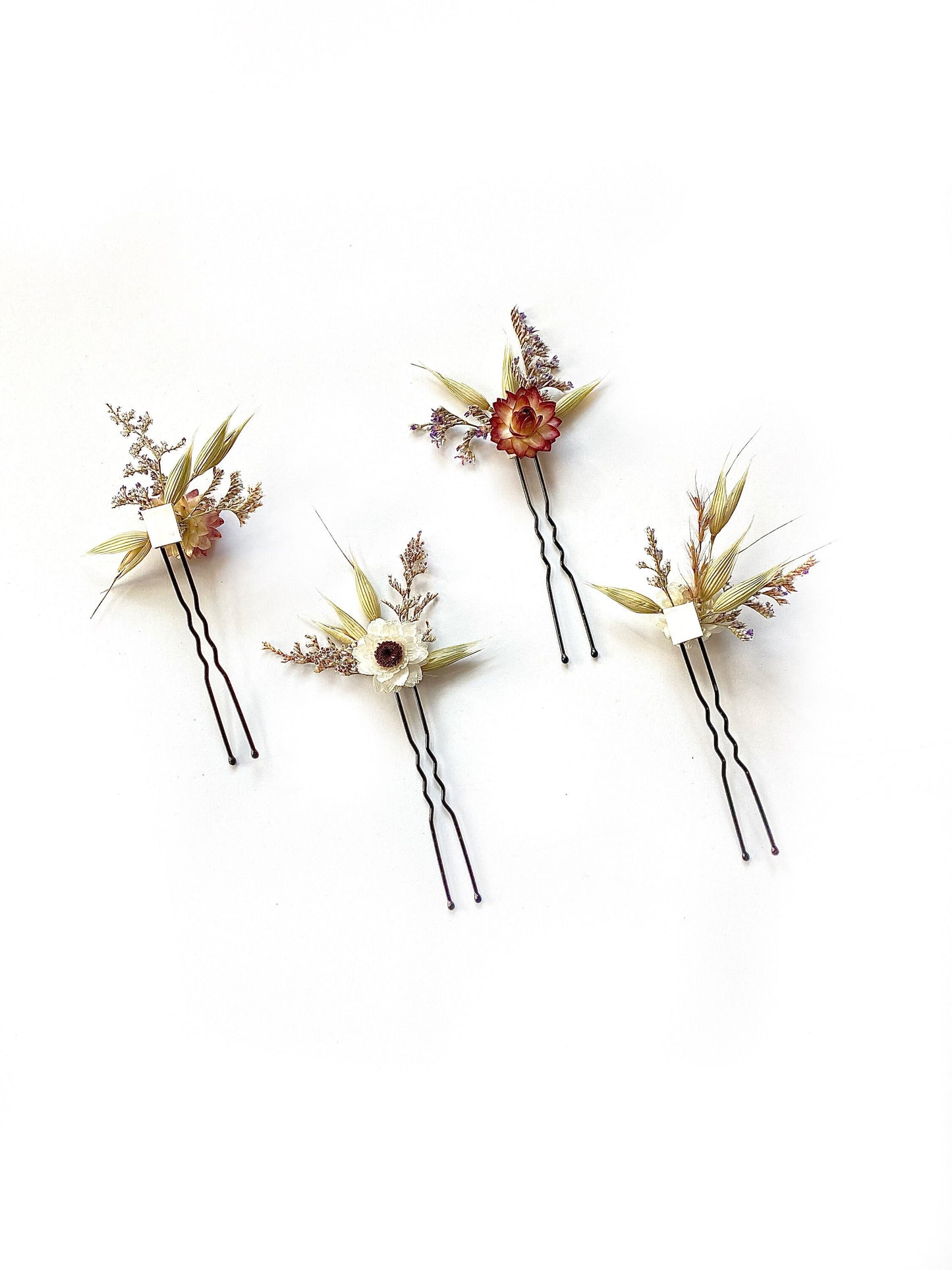 Hair Pins, Hair Comb, Wedding Accessory, Floral Comb, Preserved and Dried Flowers, Cute, Prom, Hair Accessory, Simple, Bridal,