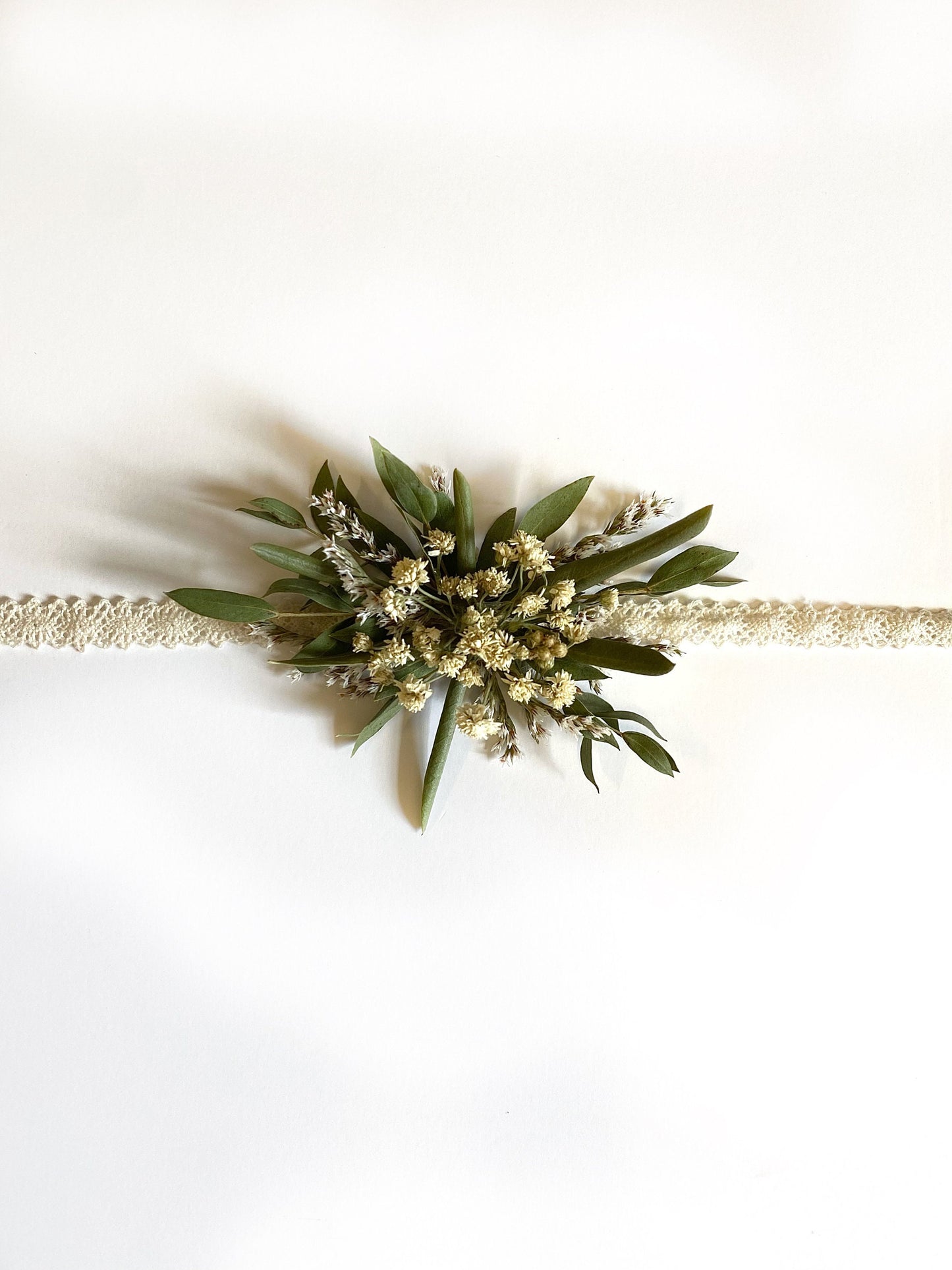 White Green Wedding Bouquet, Tear Drop Eucalyptus, Olive Branches, Fairy, Light, Clean, Earthy, Whimsical, Forest, Decor, Hairpins, Haircomb