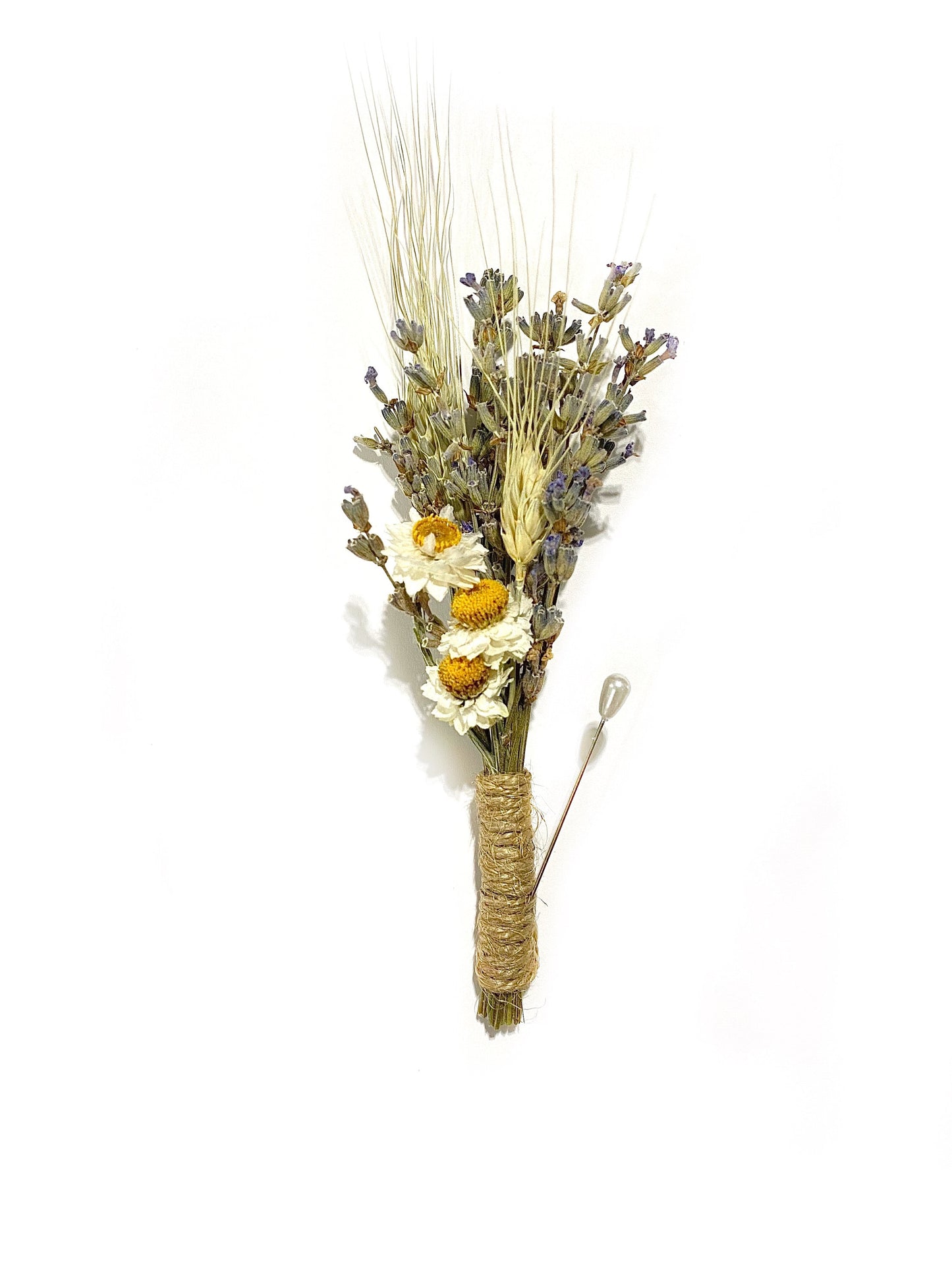 Wedding Bouquet, Lavender, Wheat, Country, Rustic, Bridal, Ammobium, Preserved Flowers, Dried Flower Bouquet, Summer
